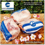 Lamb LEG BONELESS frozen Australia MIDFIELD half cut +/- 1.5kg (price/kg)